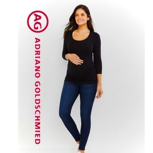 AG SECRET FIT LEGGING ANKLE MATERNITY JEANS Sz 27R